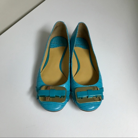 Nine West Shoes - Nine West Rueben turquoise flats